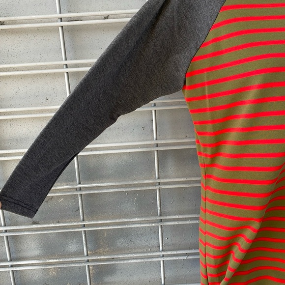 LLR - Striped Printed Randy Top-#0292 - Picture 4 of 12